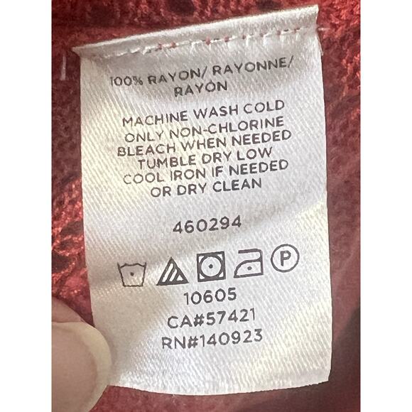 Loft Outlet Cardigan Orange 3/4 sleeve cutout lightweight Shawl Size Medium - Picture 6 of 7